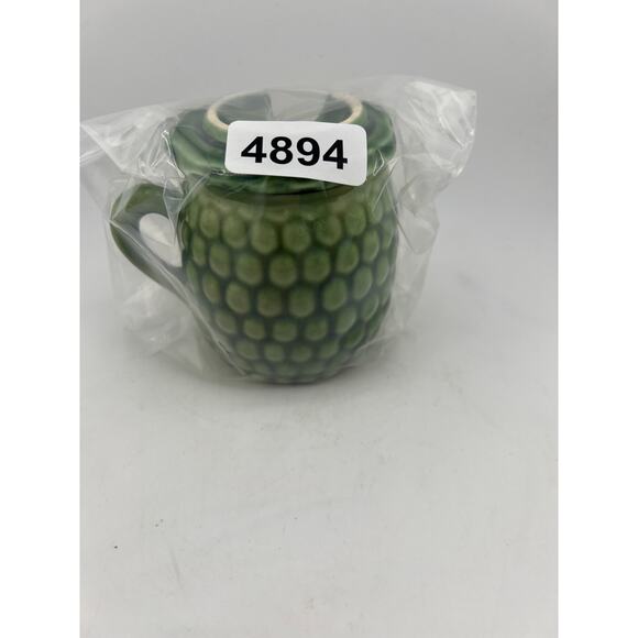 Green Sugar Bowl Vintage‎ Cute Abstract Fairy - Picture 9 of 9